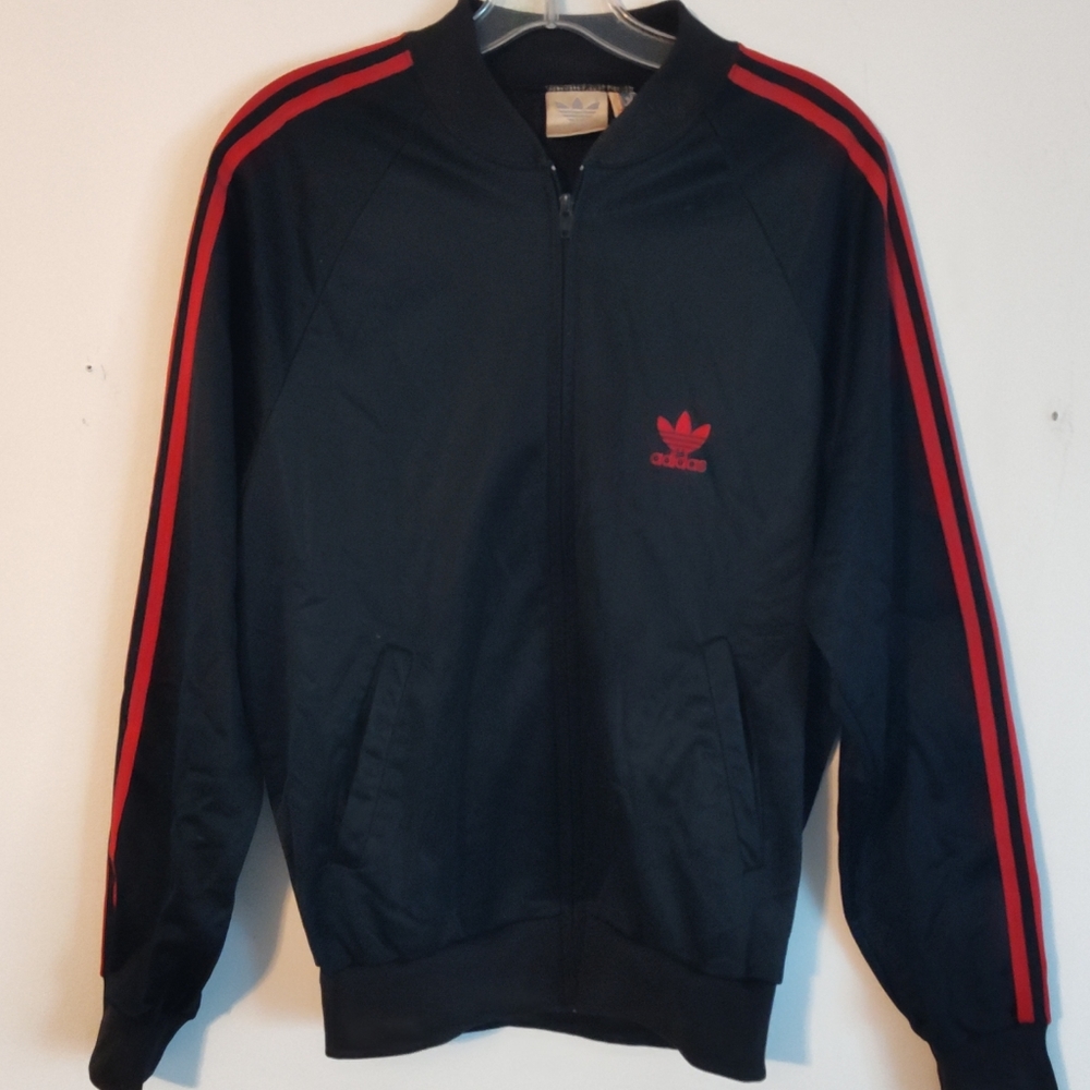 Vintage Medium Adidas ATP Black Run DMC Track Jacket
